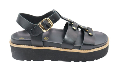 Eric Michael Monaco Asymmetric Womens Sandal