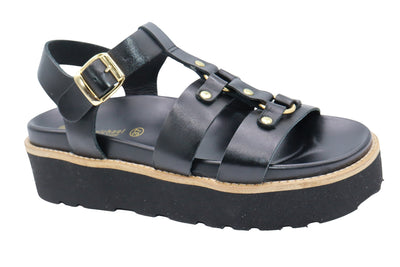 Eric Michael Monaco Asymmetric Womens Sandal