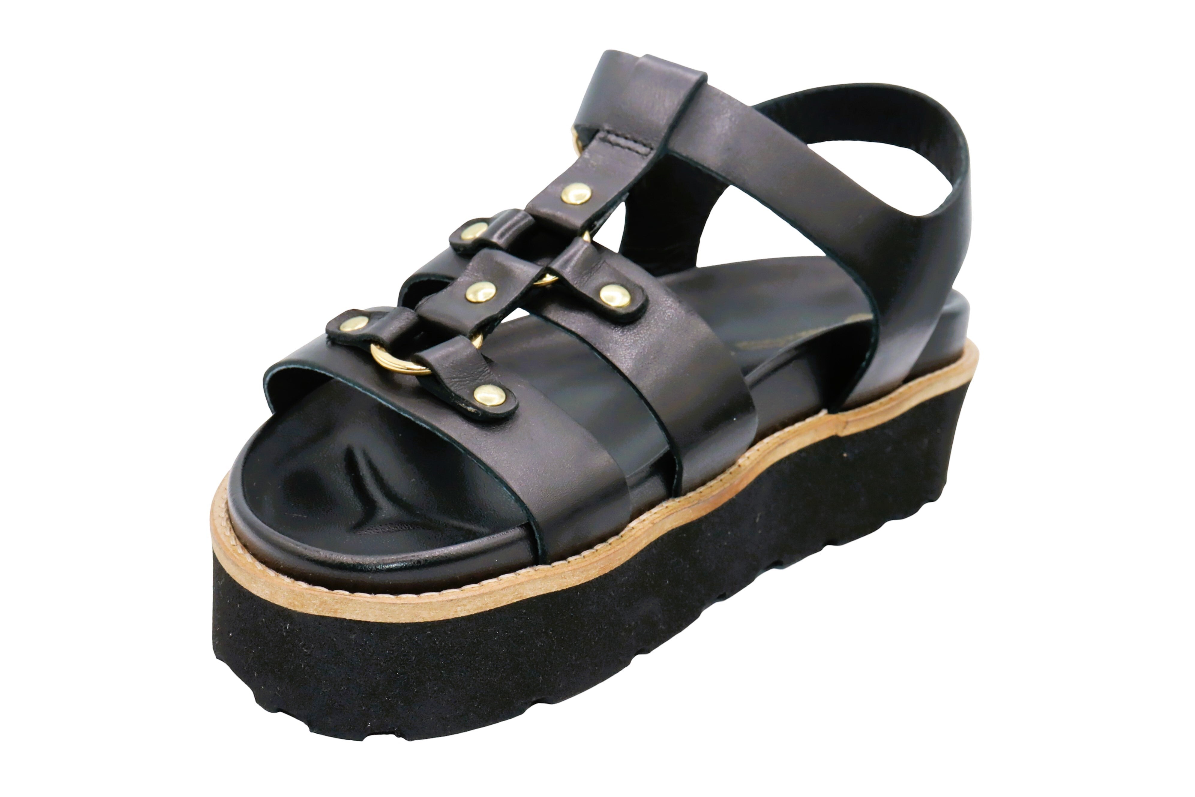 Eric Michael Monaco Asymmetric Womens Sandal