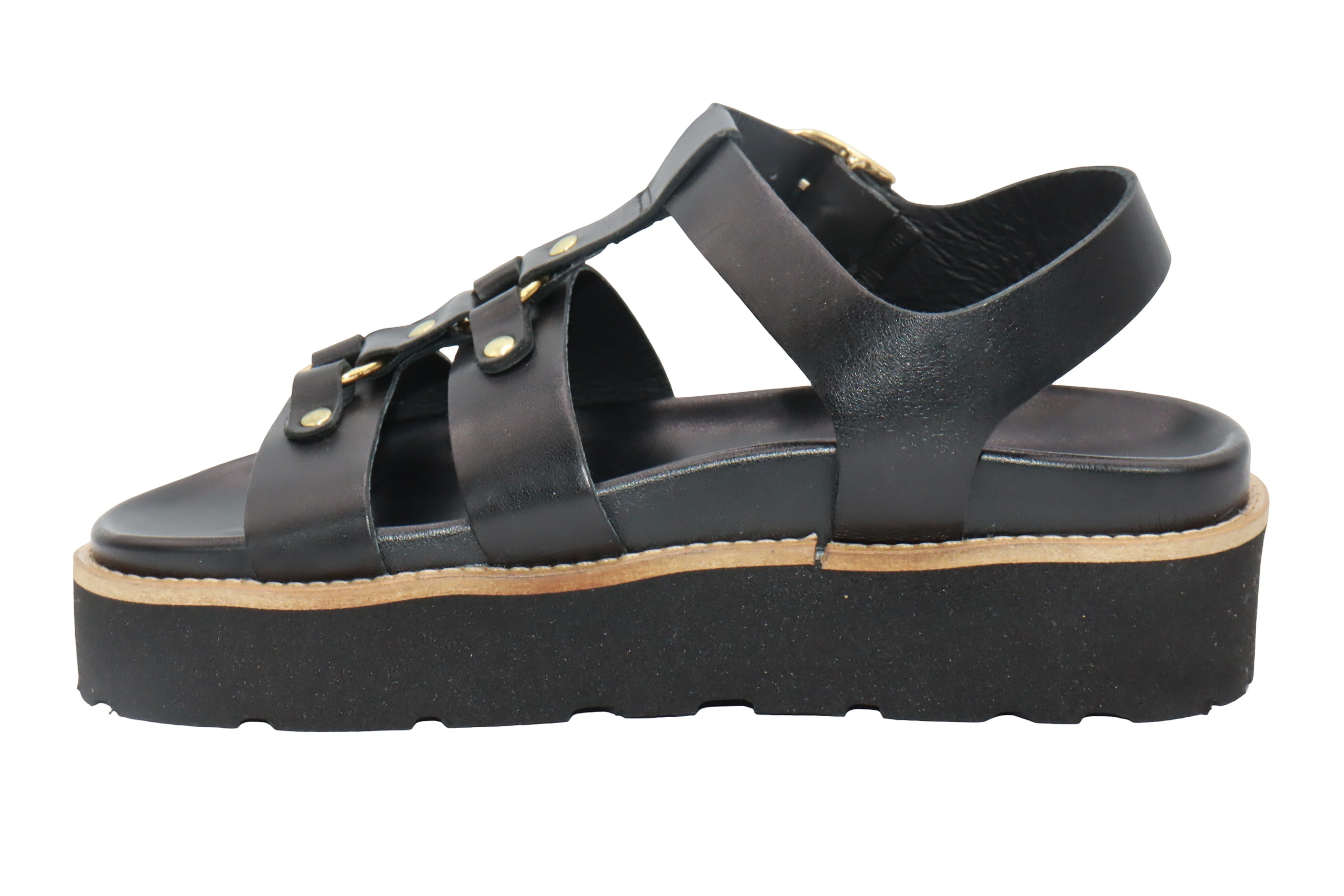 Eric Michael Monaco Asymmetric Womens Sandal