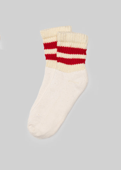American Trench The Mono Stripe Quarter Crew Socks