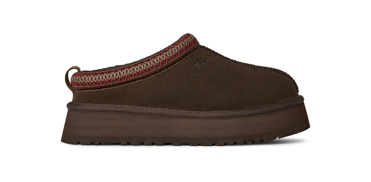 UGG Tazz II Womens Platform Slippers — Dusted Cocoa Suede