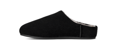 UGG Elea Womens Slip-On Slippers — Black Suede