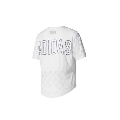 adidas Women's Burnout Dots T-Shirt - White/White