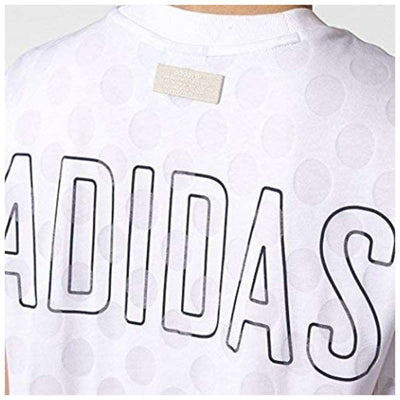 adidas Women's Burnout Dots T-Shirt - White/White