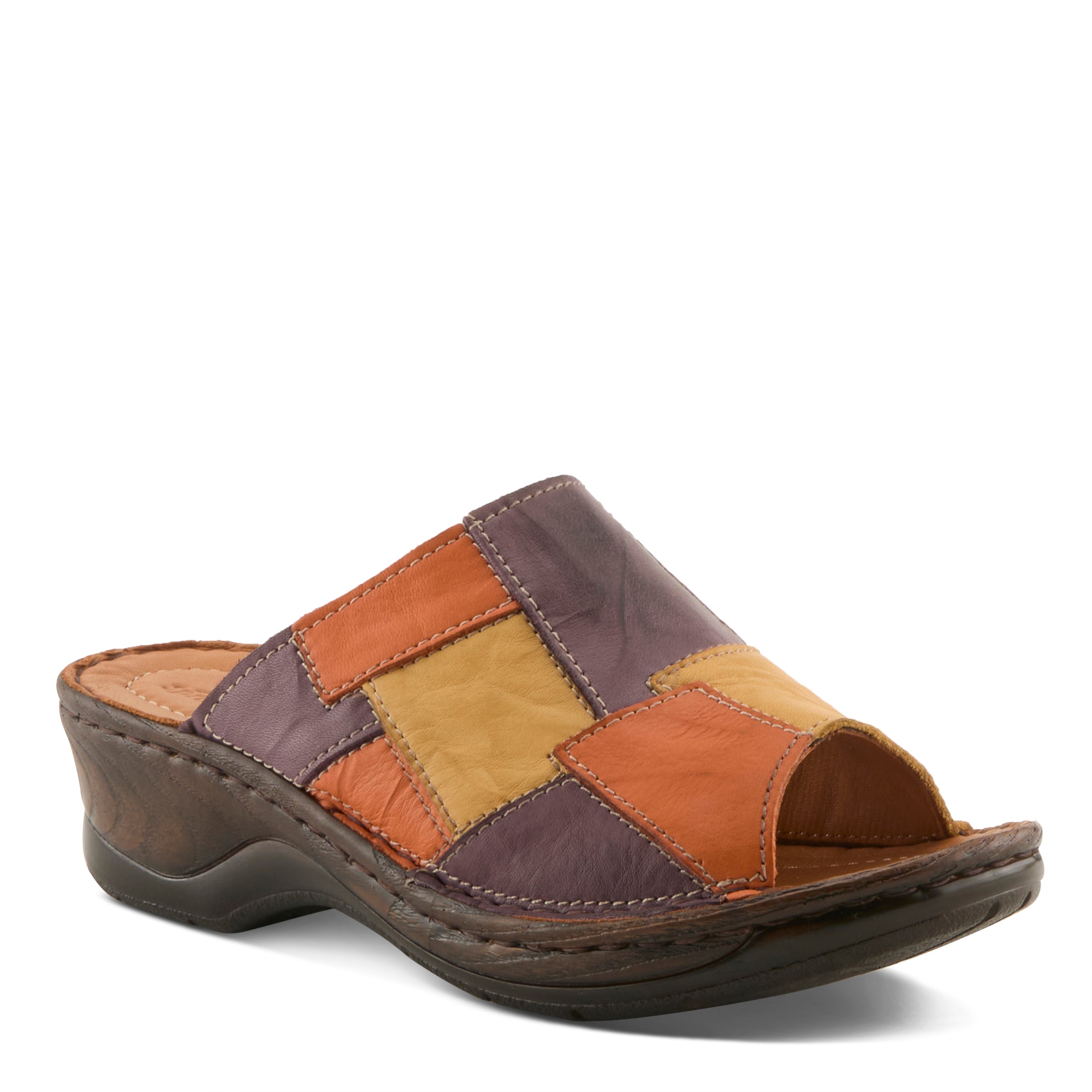 Spring Step SPRING STEP NIVARA SANDALS sandal in purple multi with comfortable everyday design