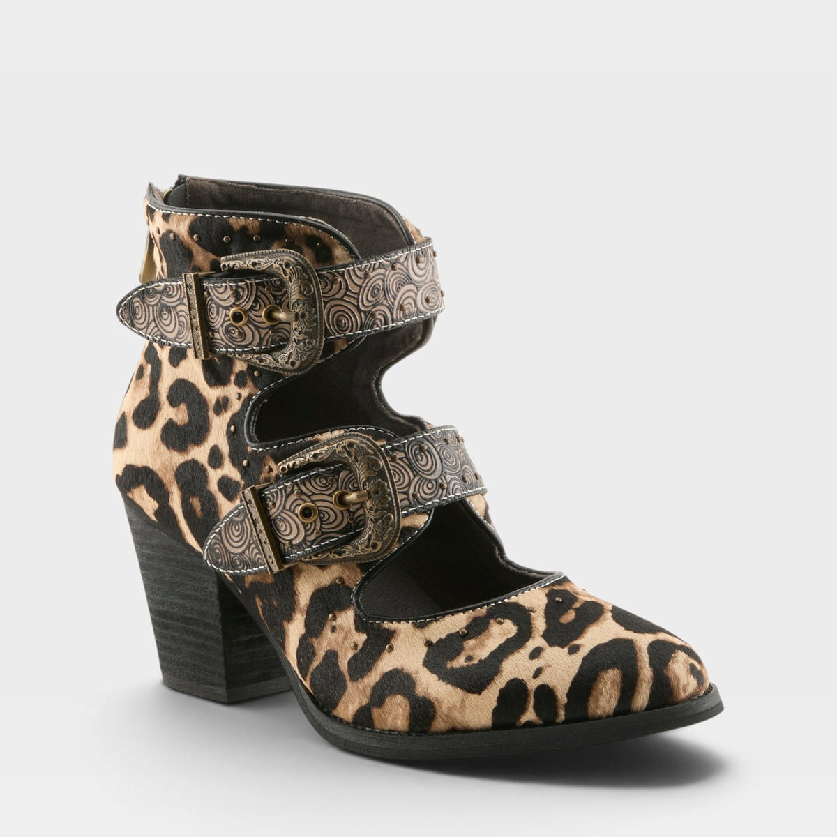 L'Artiste Notched-Leo Boots — product view 1