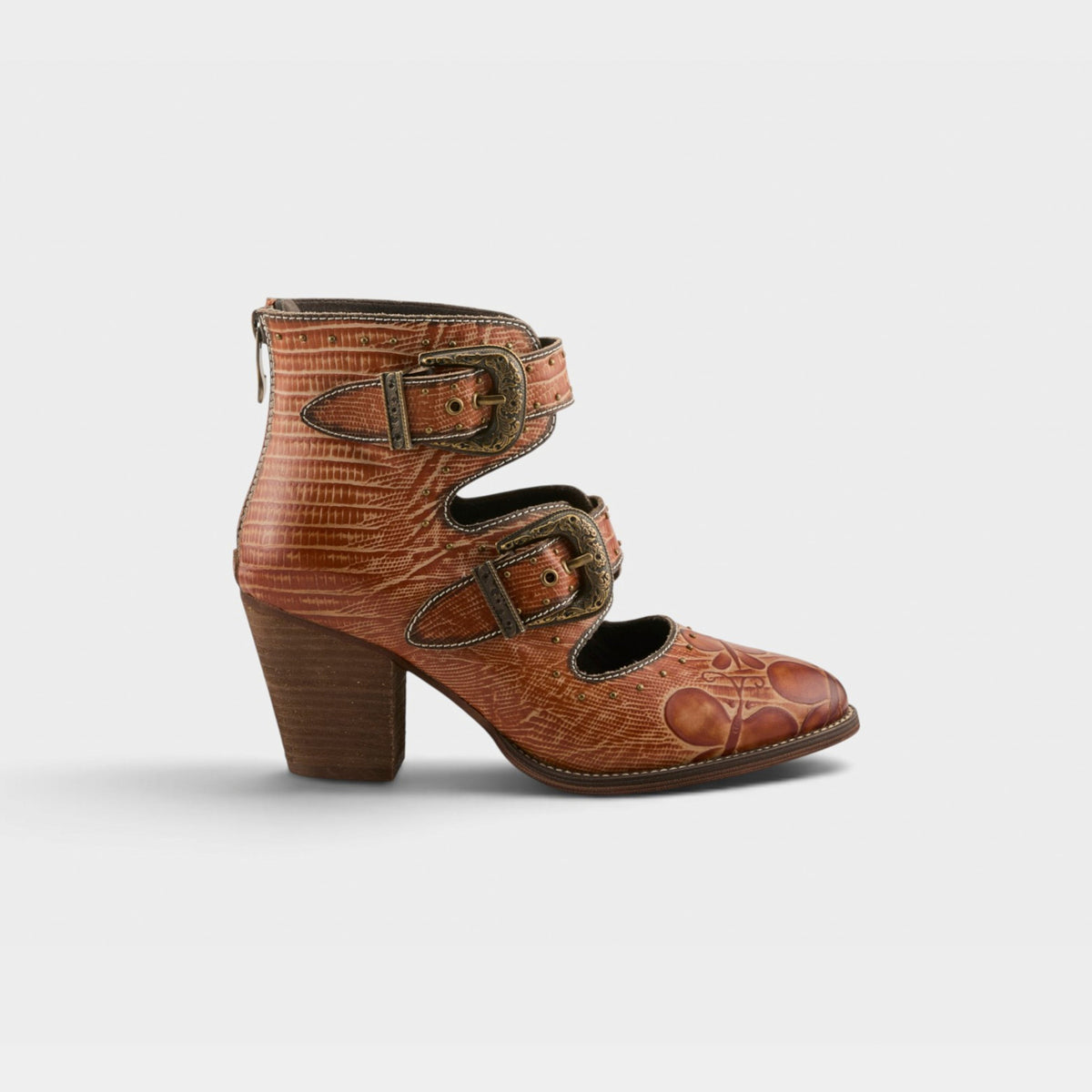 L'Artiste Notched-Nature Boots — product view 7