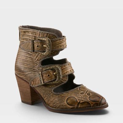 L'Artiste Notched-Nature Boots — product view 2