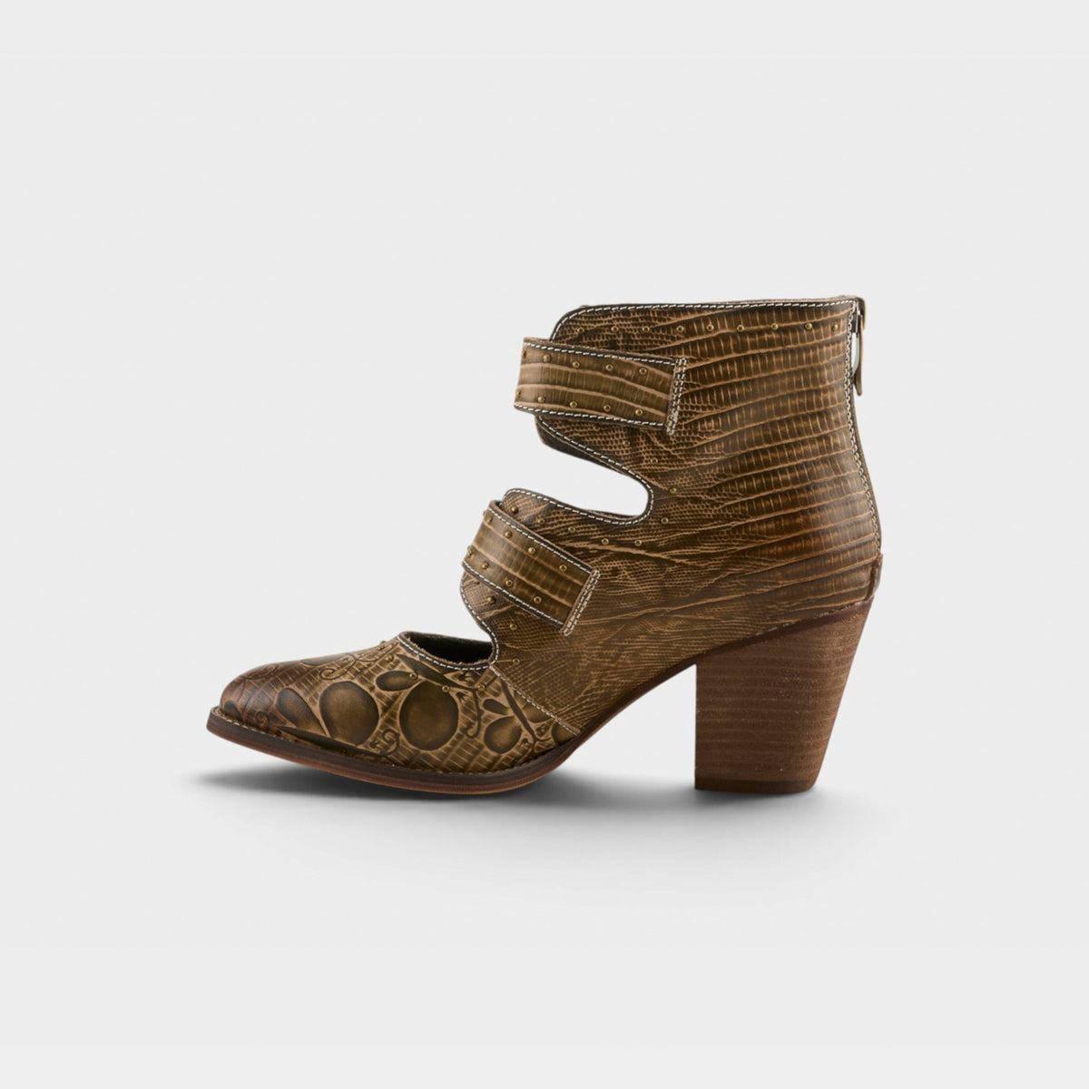 L'Artiste Notched-Nature Boots — product view 5