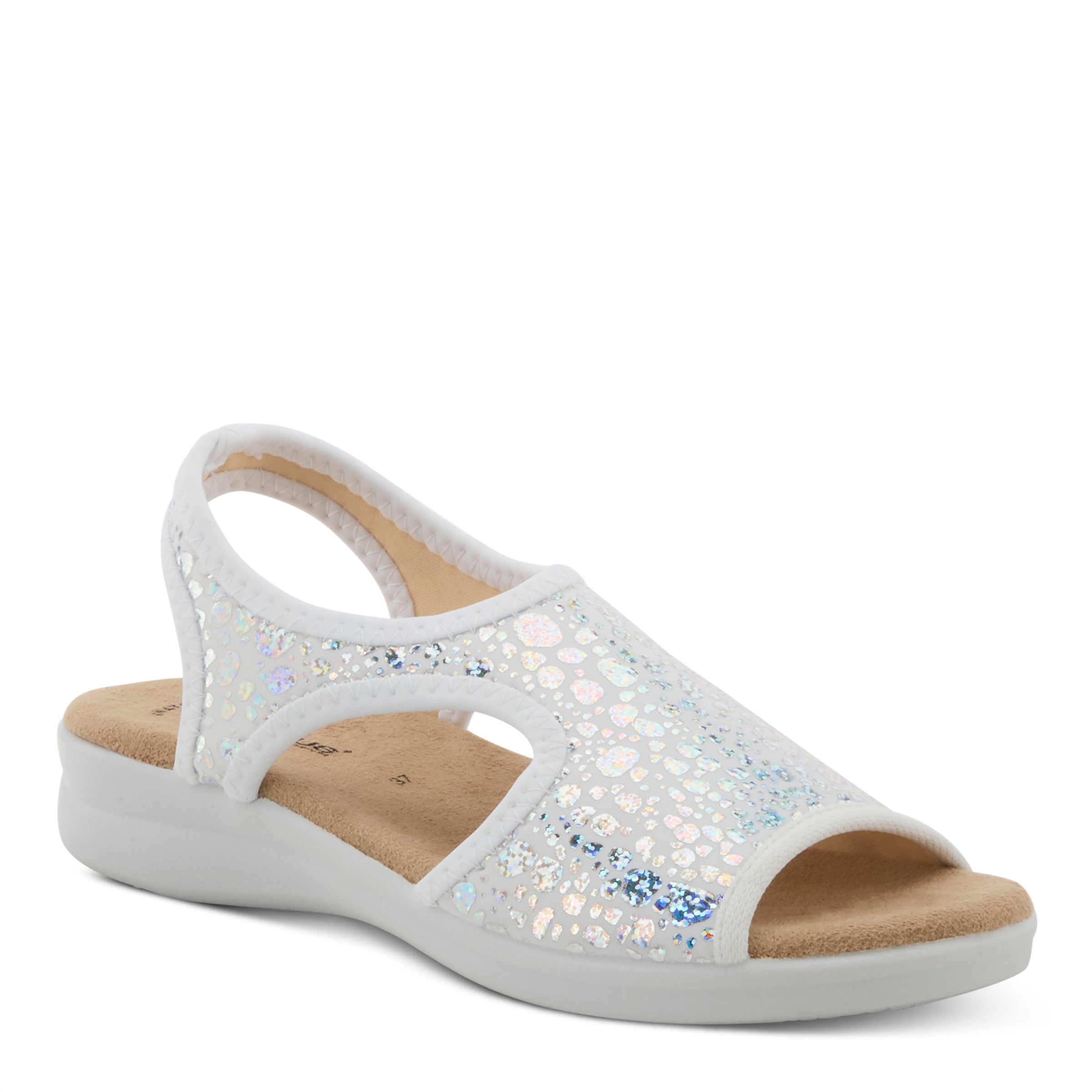 Flexus Flexus NYAMAN-CRACKLE Sandals sandal in navy with flexible sole