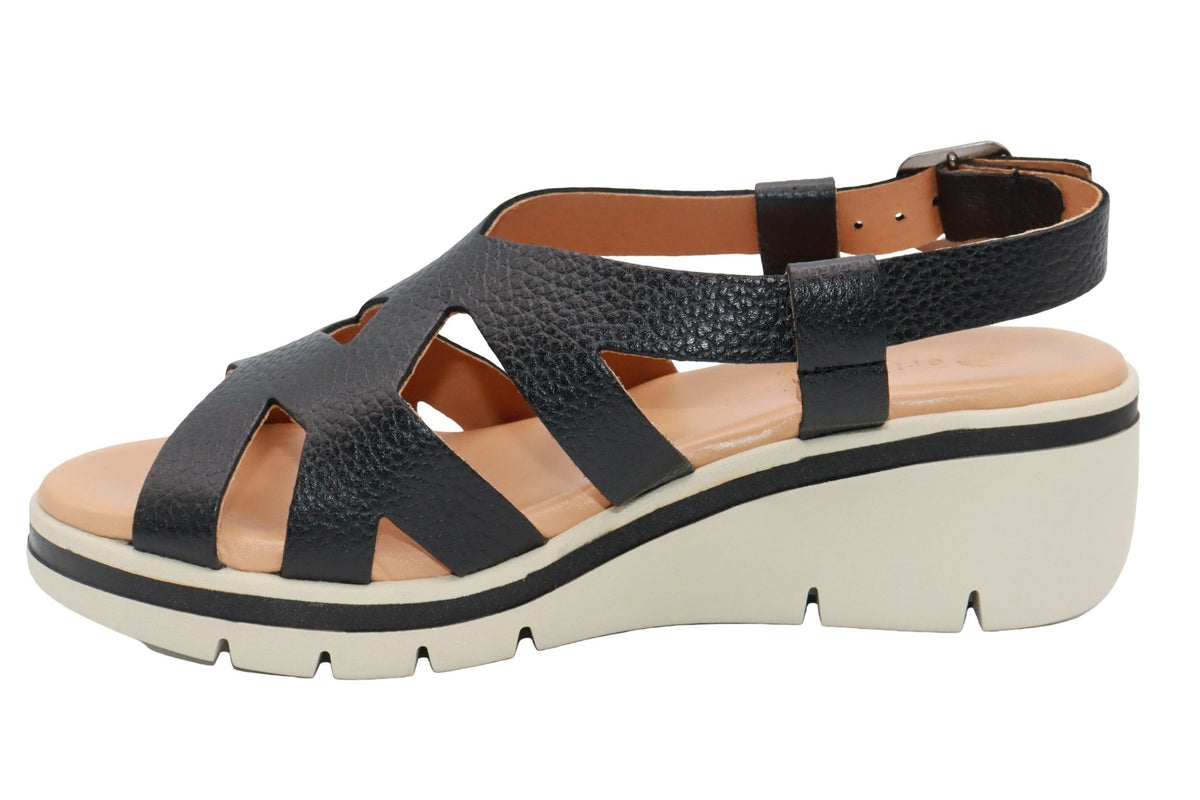 La Plume Shoes Eric Michael Naomi Women’s Metallic Sandal – product view 8