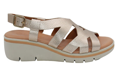 Eric Michael Naomi Women’s Metallic Sandal