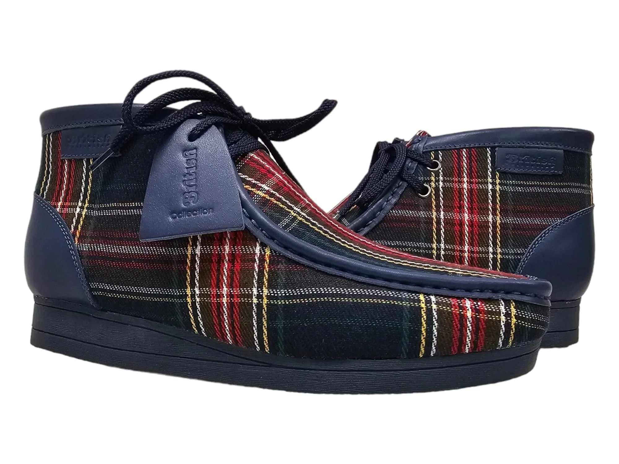 British Walkers New Castle Men's Limited Edition Multicolor Plaid Chukka Boot