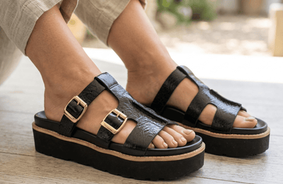 Eric Michael Nedra Gladiator Leather Sandal