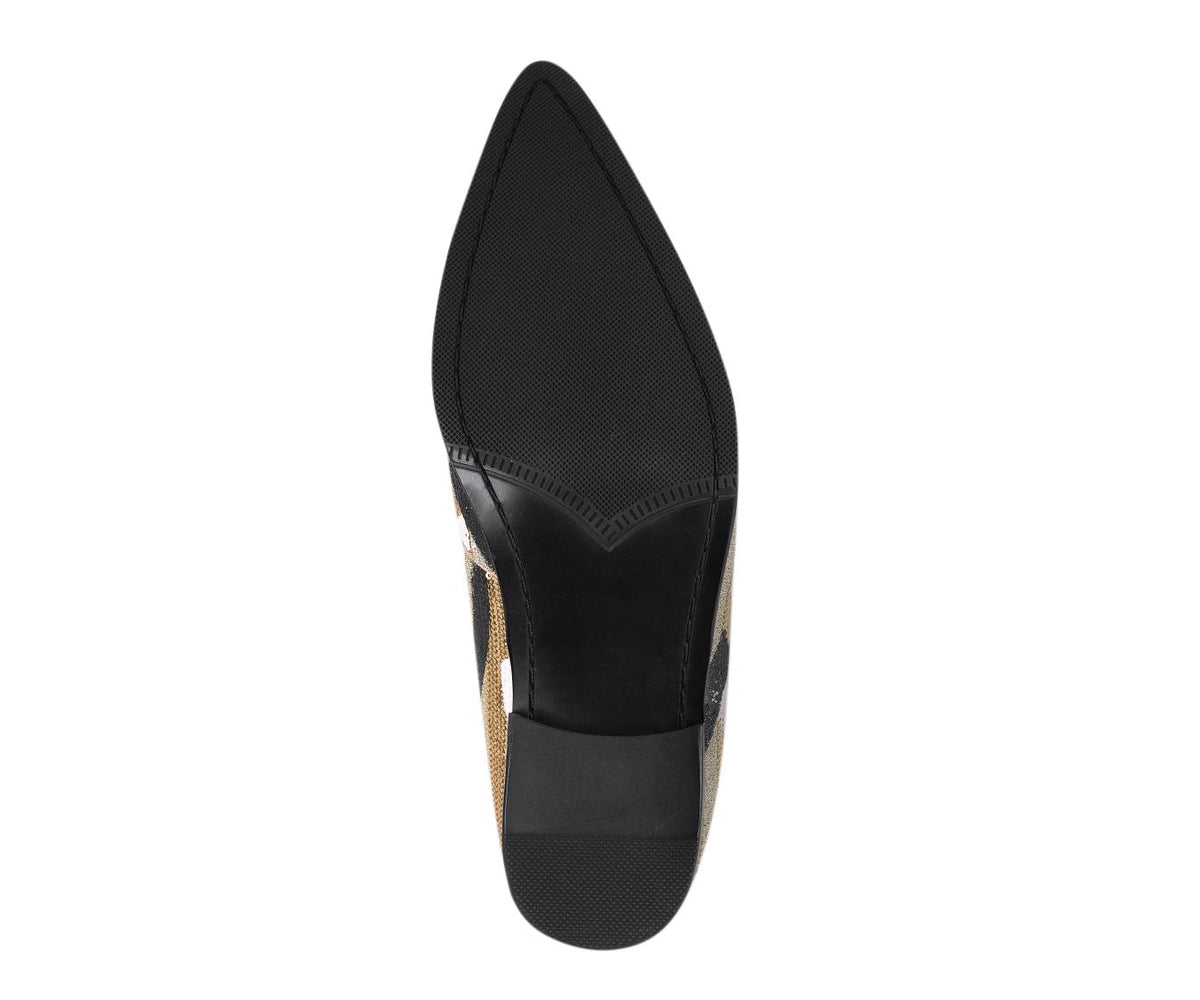 Amali Nelson Gold Slippers — product view 7