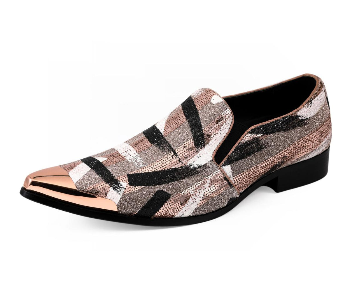 Amali Nelson Rose Gold Slippers — product view 1