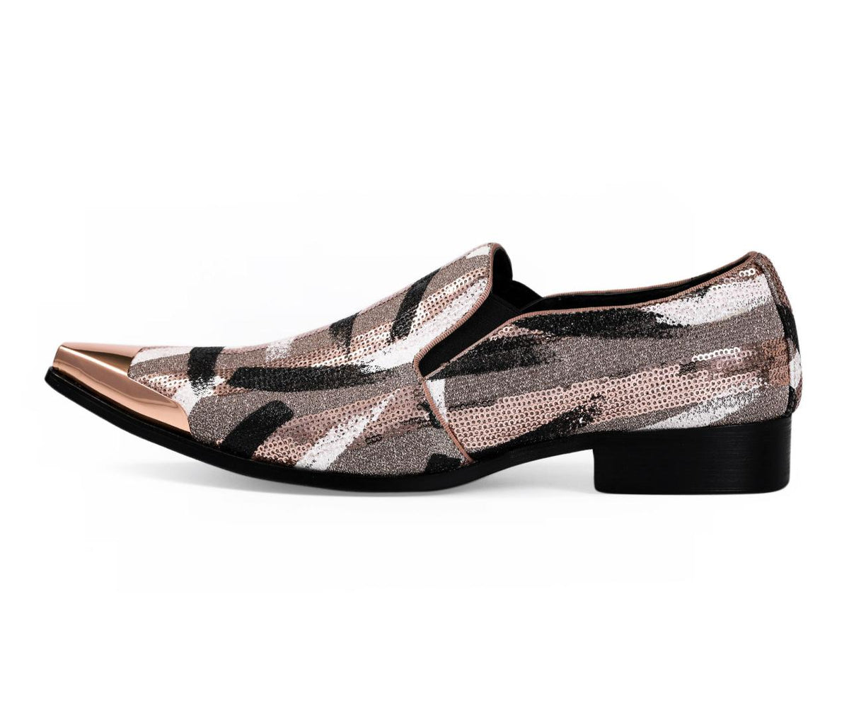 Amali Nelson Rose Gold Slippers — product view 2