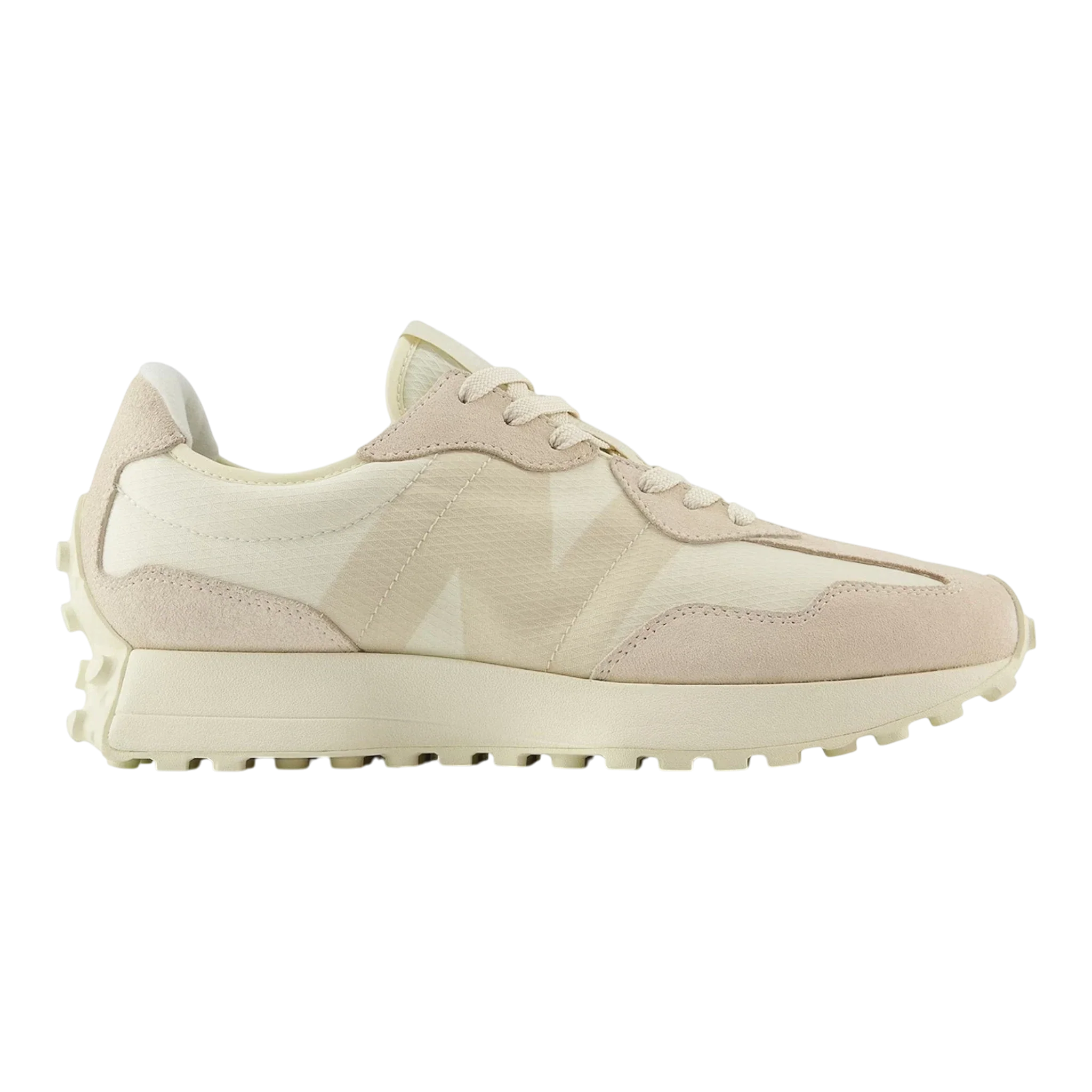 New Balance 327 Men's Sneakers — Beige Suede Low-Top