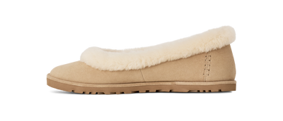 UGG Zora Ballet Womens Flats — Sand Suede