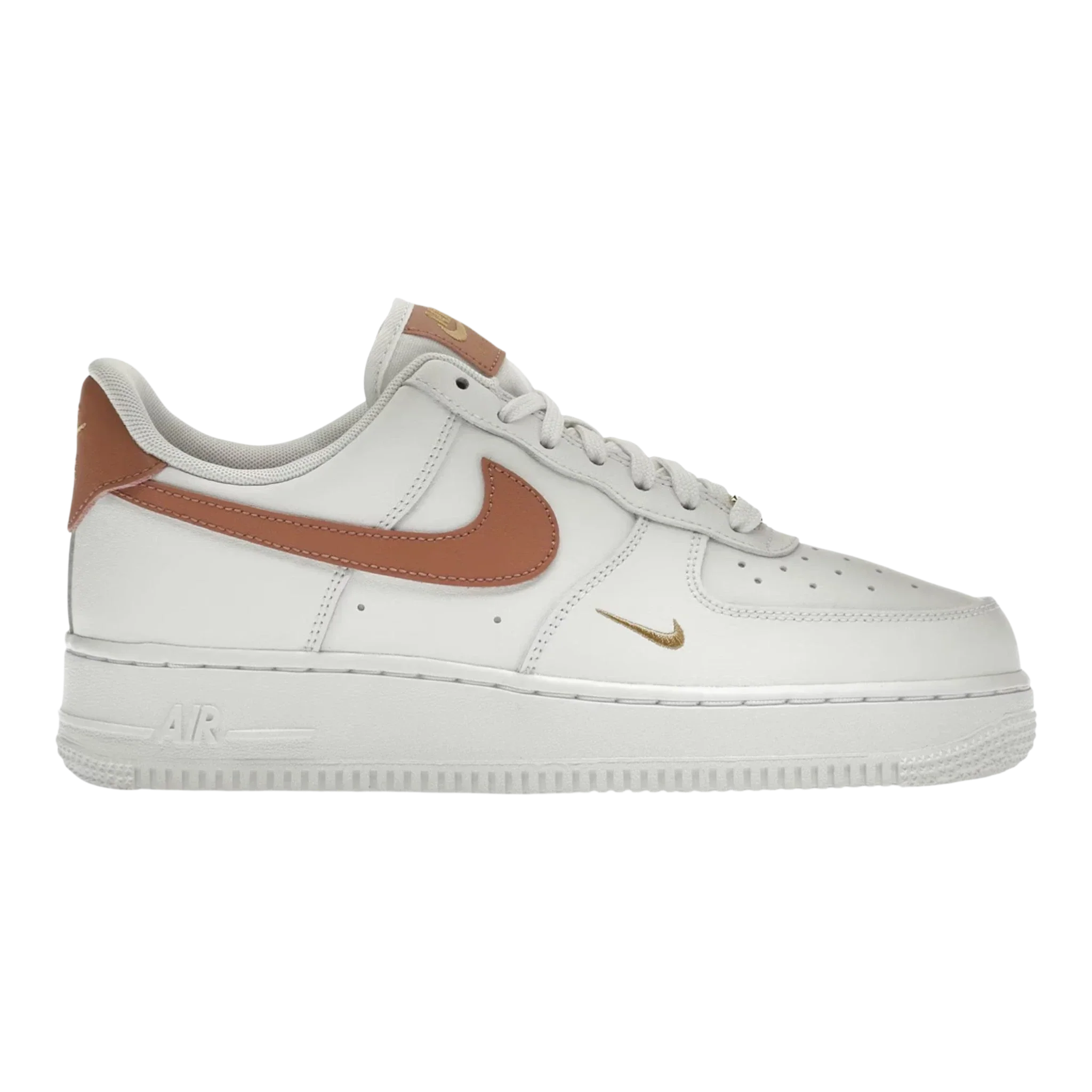 Nike Air Force 1 '07 Essential Women's Sneakers — White/Rust Pink Low-Top