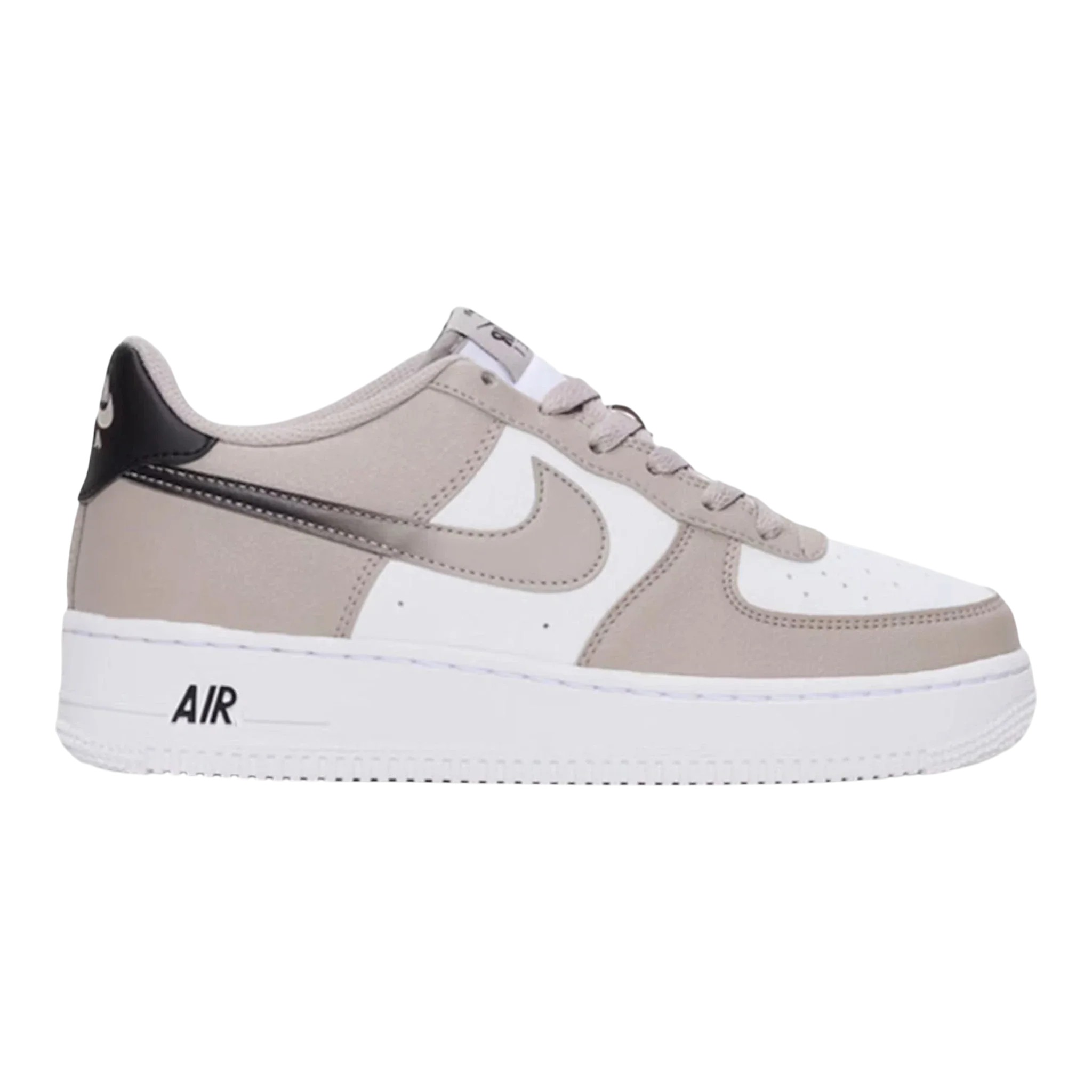 Nike Air Force 1 Low Big Kids' (GS) Sneakers — College Grey Leather Low-Top