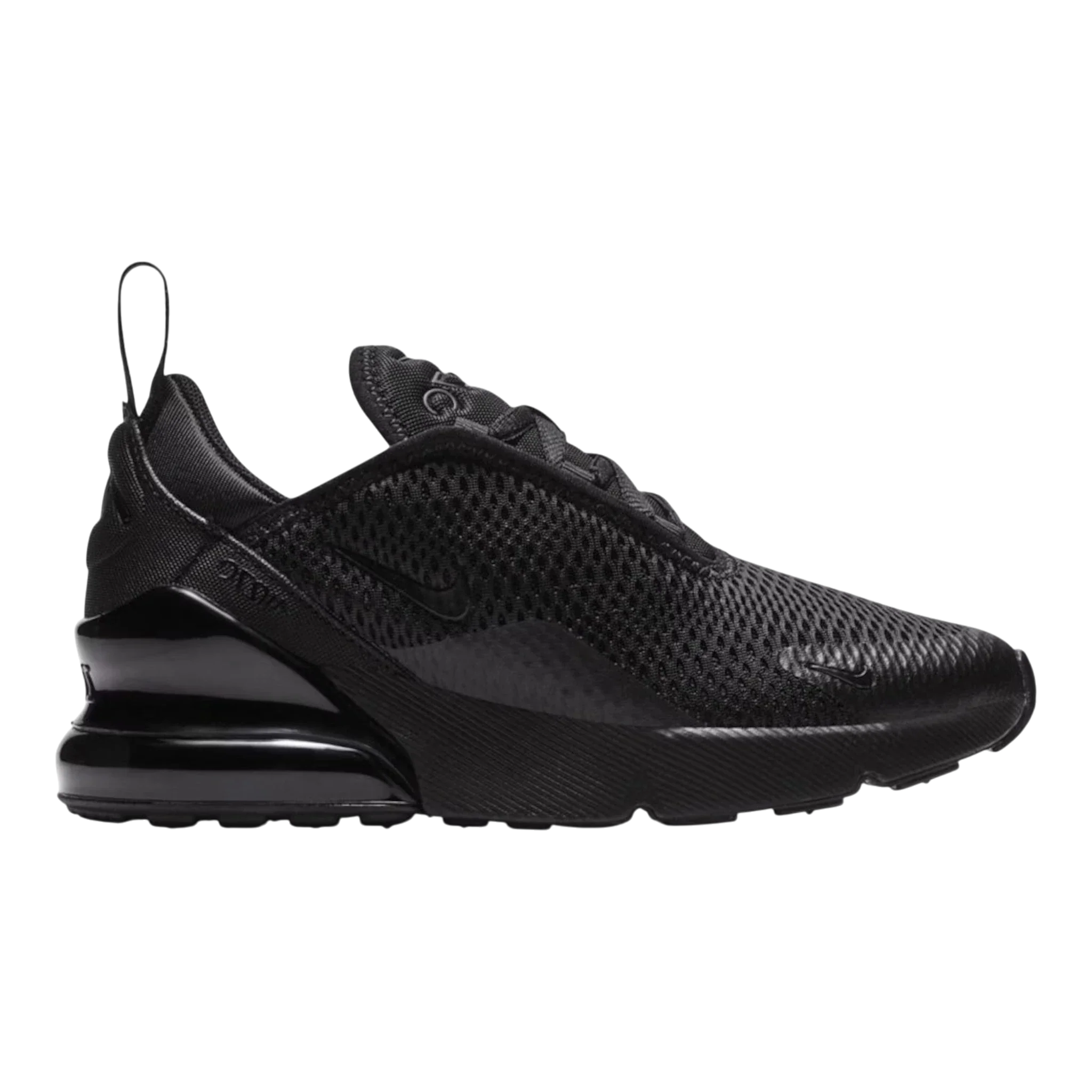 Nike Air Max 270 Little Kids' (PS) Sneakers — Black Low-Top
