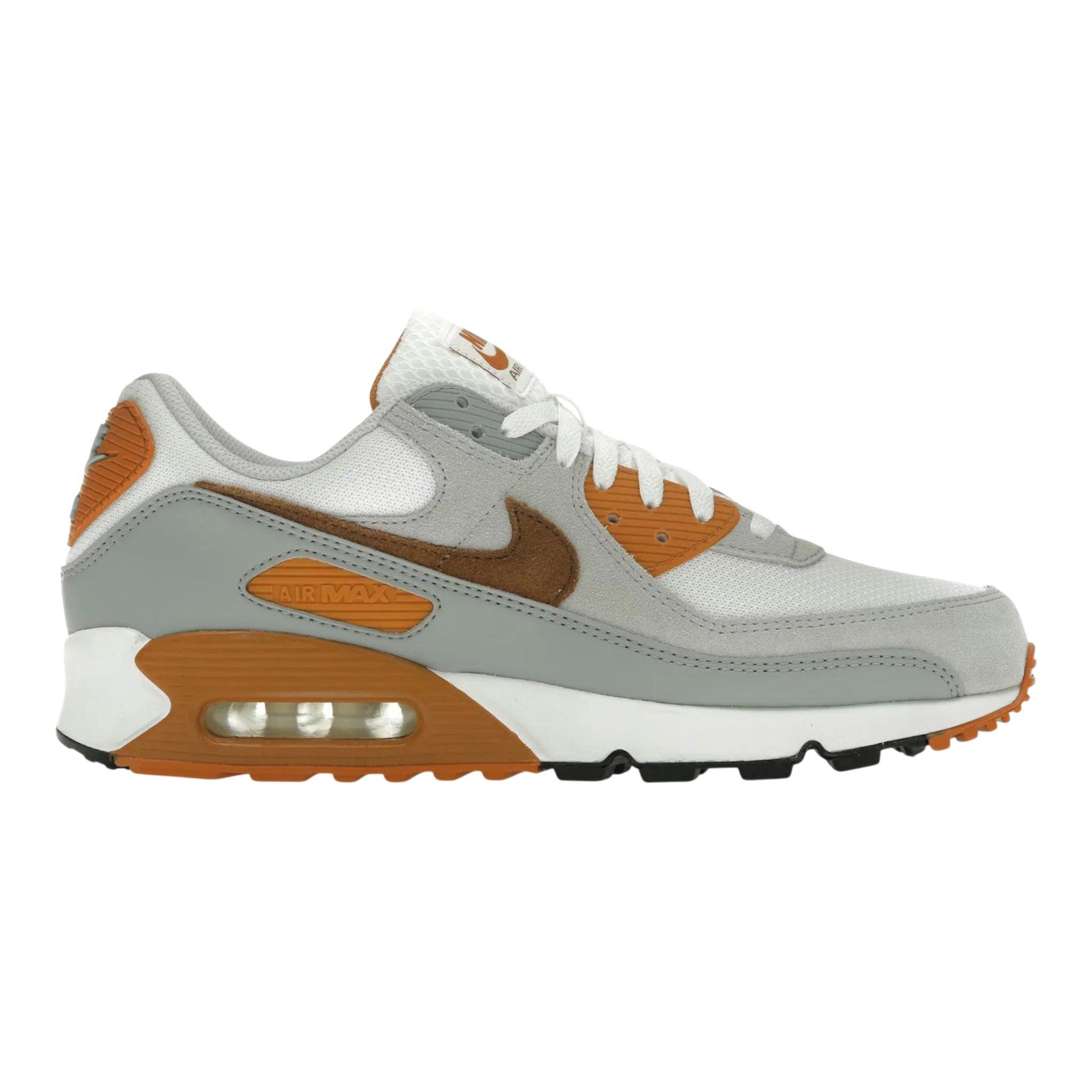 Nike Air Max 90 Men's Sneakers — Summit White/British Tan Low-Top