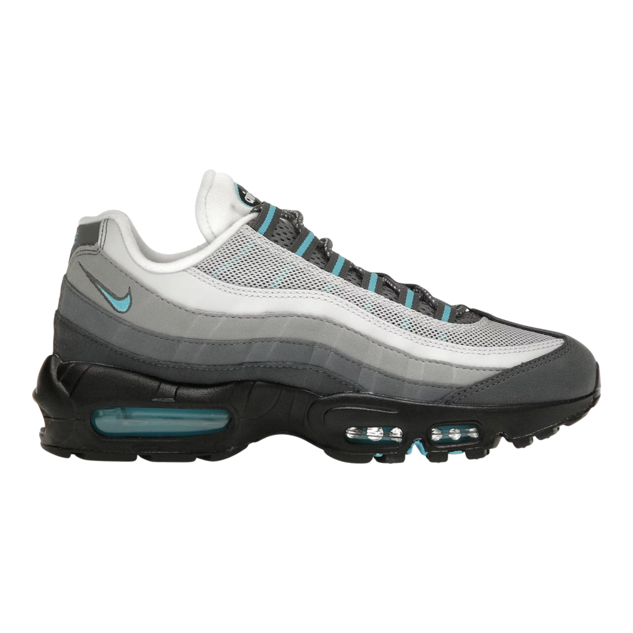 Nike Air Max 95 Men's Sneakers — Baltic Blue Suede Low-Top