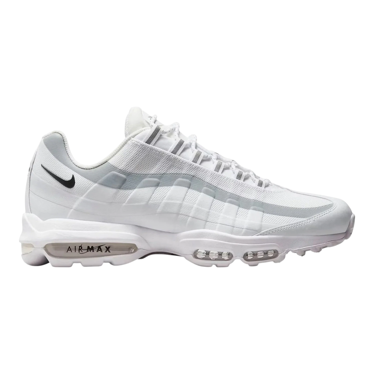 Nike Air Max 95 Ultra Men's Sneakers — White Reflective Low-Top – product view 1