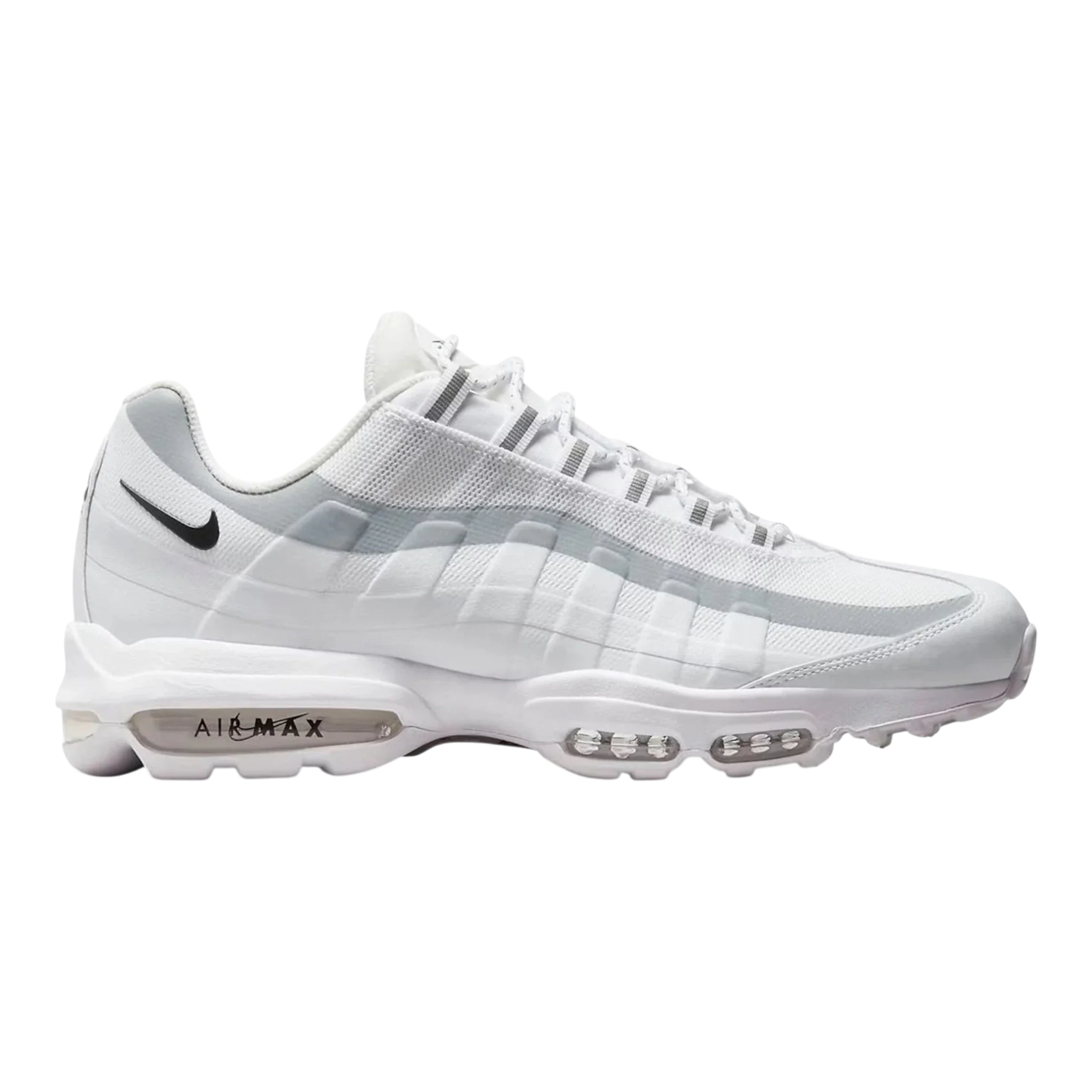 Nike Air Max 95 Ultra Men's Sneakers — White Reflective Low-Top