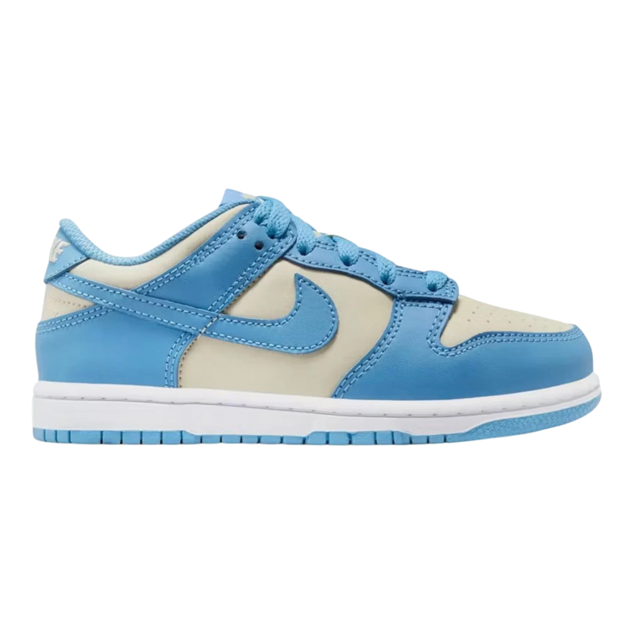 Nike Dunk Low Little Kids' (PS) Sneakers — Blue Beyond/White Low-Top