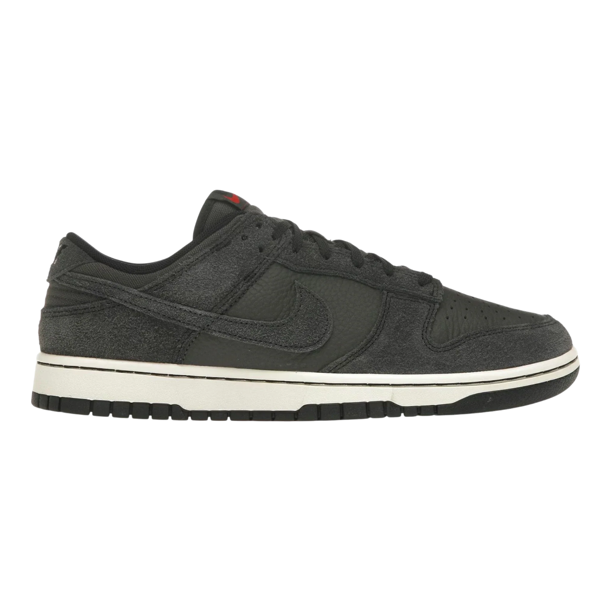 Nike Dunk Low Retro Premium Men's Sneakers — Black/Off Noir Suede Low-Top