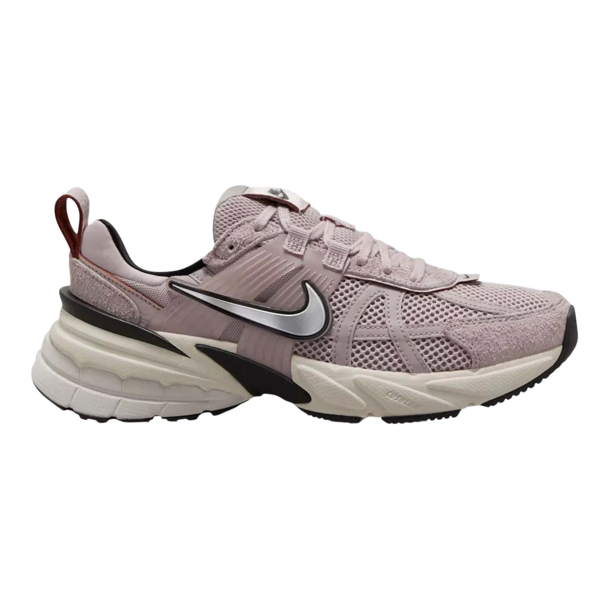 Nike V2K Run Women's Sneakers — Platinum Violet/Chrome Low-Top