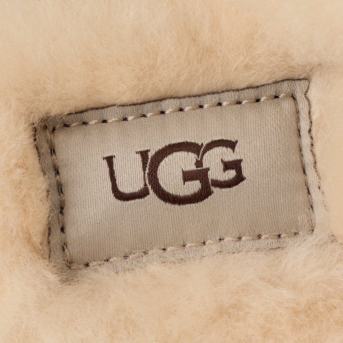UGG Disquette Womens Platform Slippers — Sand Suede