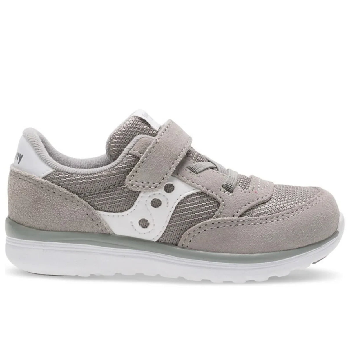 Saucony Baby Jazz Lite Little Kids' (PS) Sneakers — Grey Mesh Low-Top