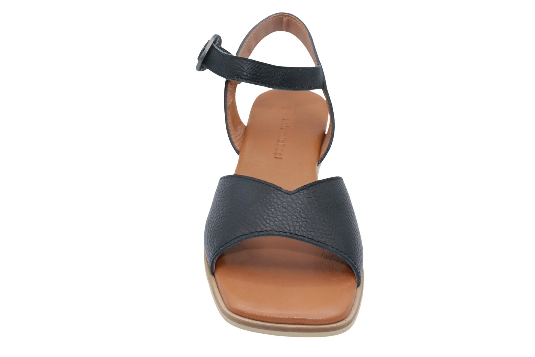 Eric Michael Noriko Women’s Square Toe Wedge Sandal