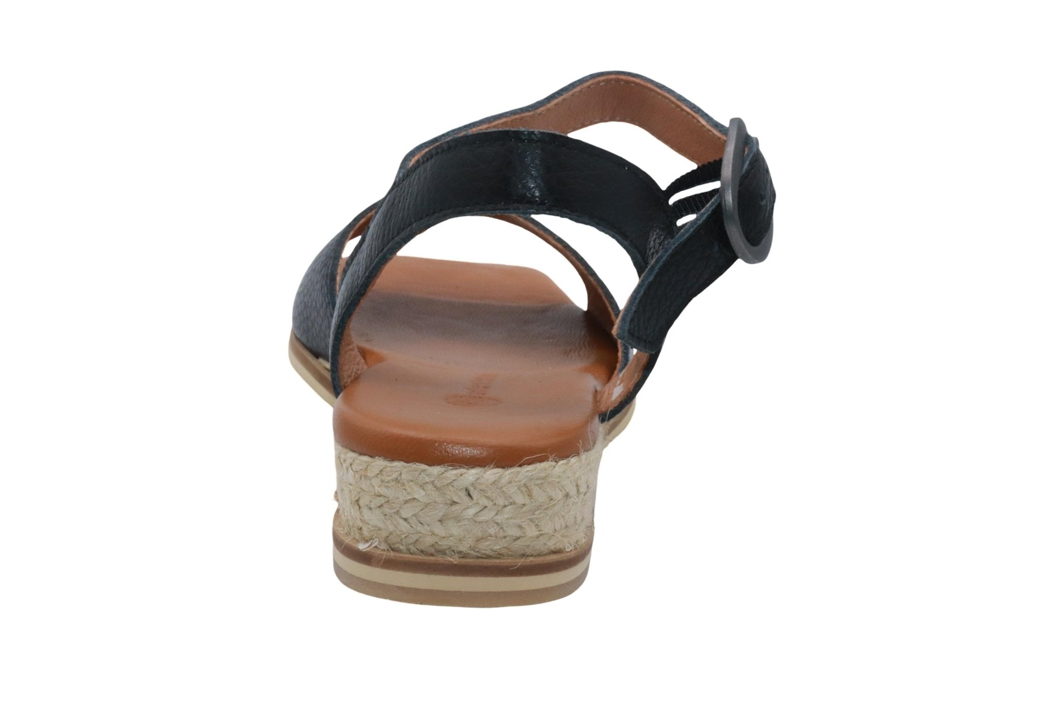 Eric Michael Noriko Women’s Square Toe Wedge Sandal
