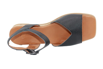 Eric Michael Noriko Women’s Square Toe Wedge Sandal