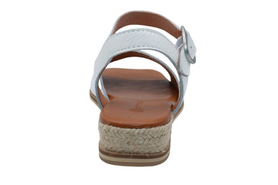 Eric Michael Noriko Women’s Square Toe Wedge Sandal