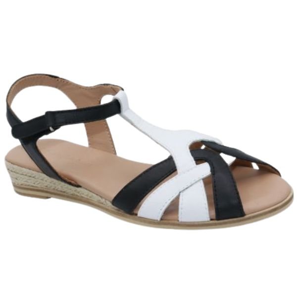 Eric Michael Nova Leather Platform Slide