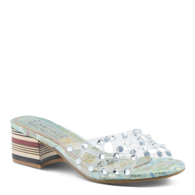 L'Artiste L'ARTISTE ONTHEROX SANDALS sandal in camel multi with handcrafted leather design