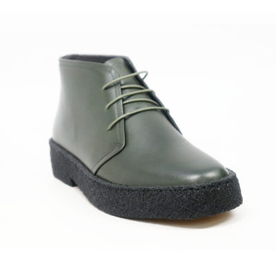 British Walkers Playboy Original Men's High Top Black Leather Shoes with Gummy Soles view 36