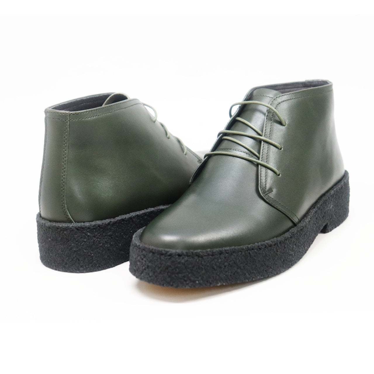 British Walkers Playboy Original Men's High Top Black Leather Shoes with Gummy Soles view 39
