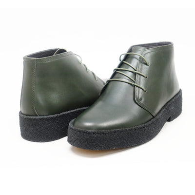 British Walkers Playboy Original Men's High Top Black Leather Shoes with Gummy Soles view 39