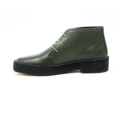 British Walkers Playboy Original Men's High Top Black Leather Shoes with Gummy Soles view 40