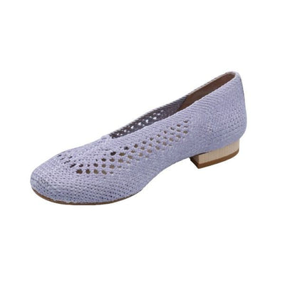 Eric Michael Olivia Woven Raffia Flat