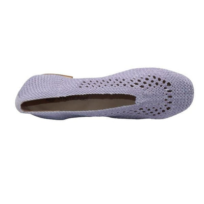 Eric Michael Olivia Woven Raffia Flat