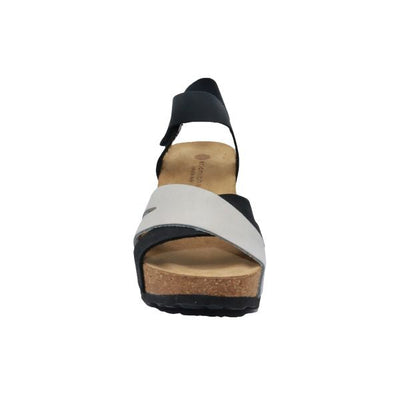 Eric Michael Olympia Women’s Vegetable-Tanned Cork Wedge Sandal