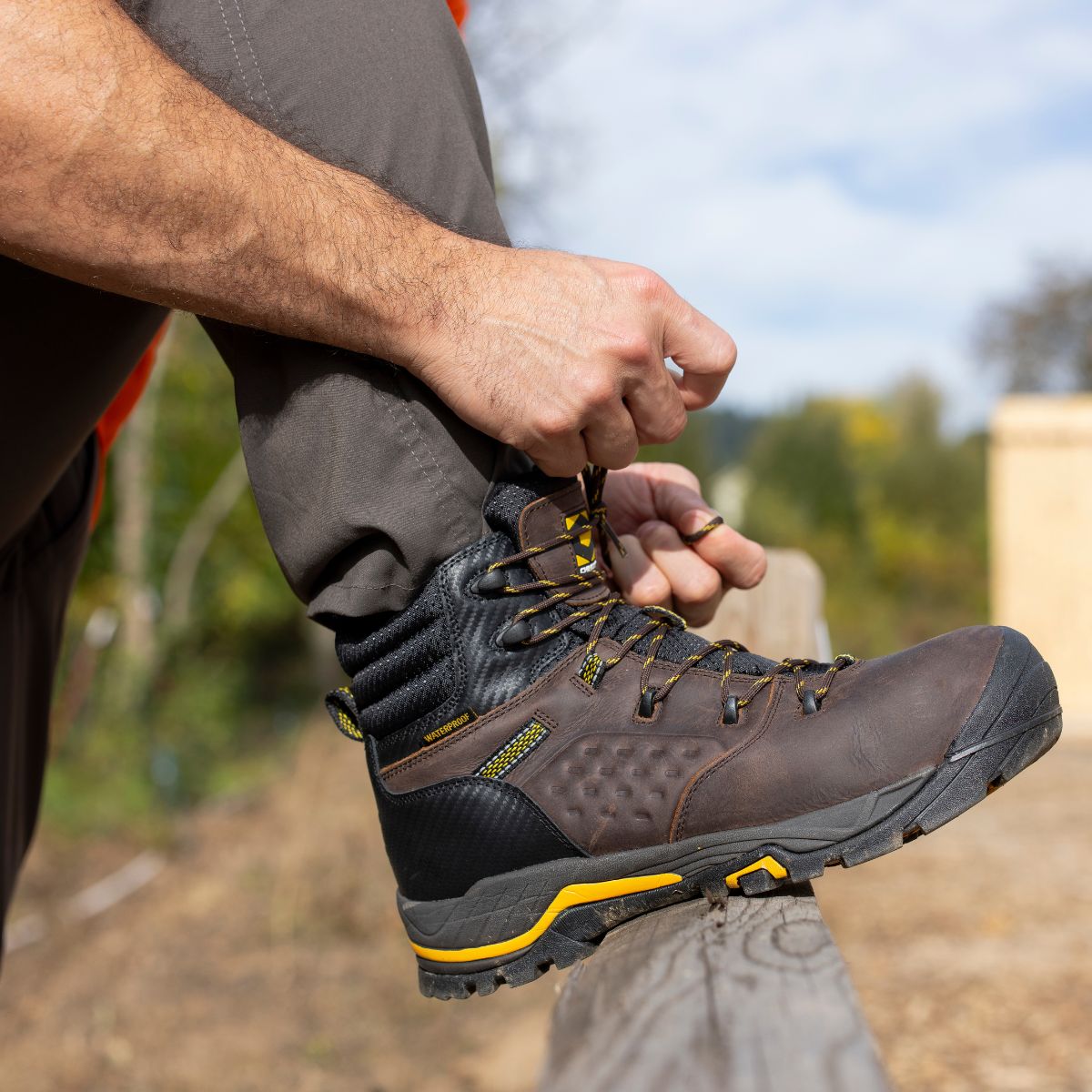 Olympic 6" Composite Toe Waterproof Work Boot – Brown – product view 8